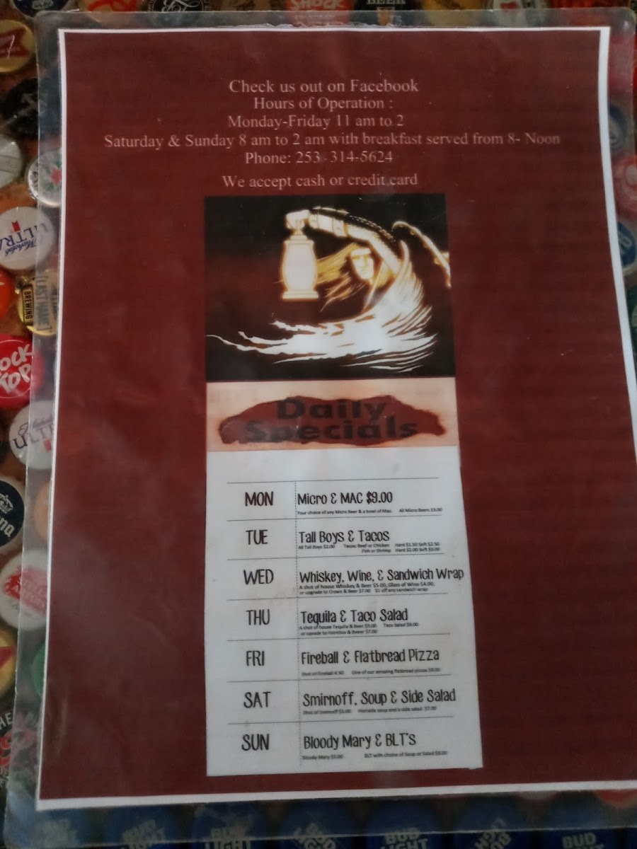 Brass Lantern Menu - Image 3