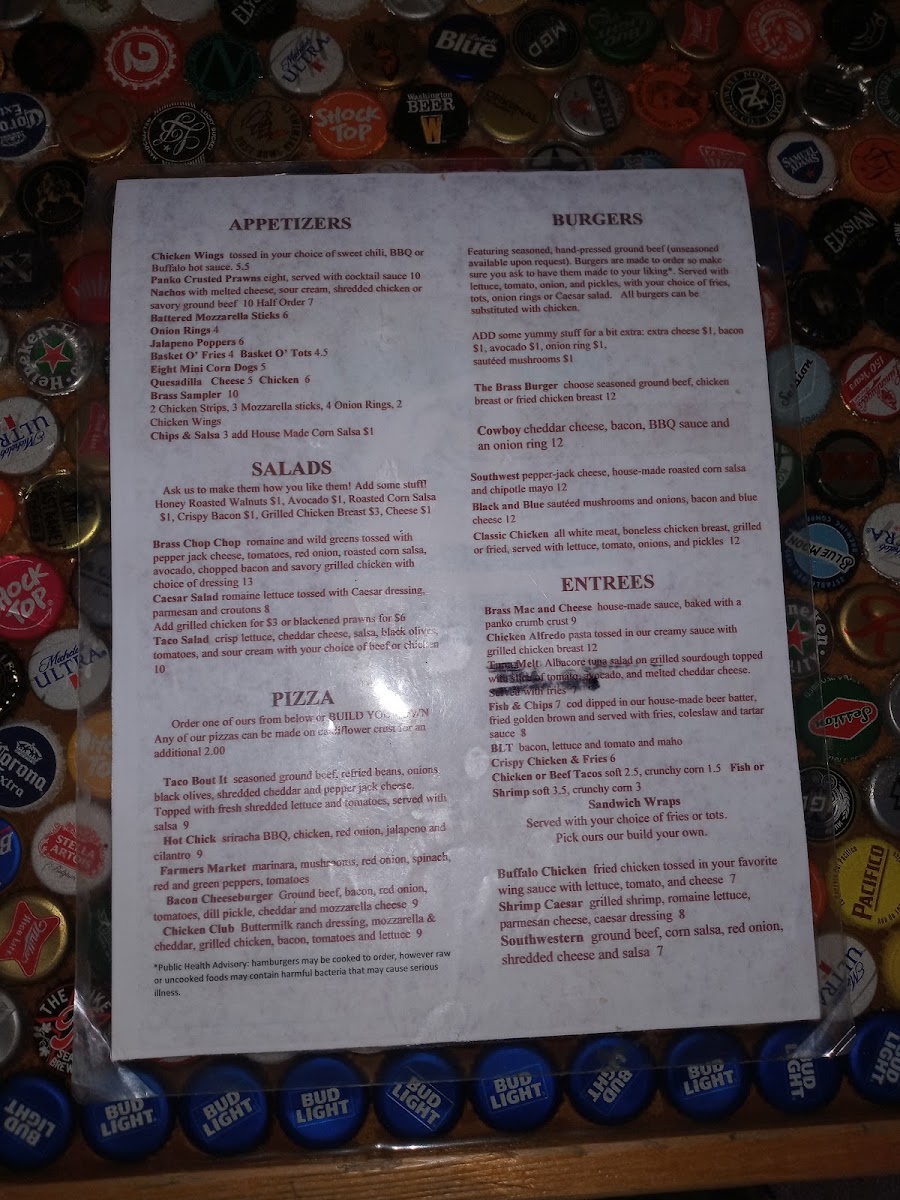 Brass Lantern Menu - Image 4